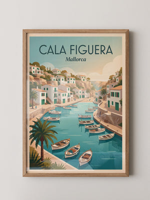 Hafenidylle Mallorca Vintage Stil