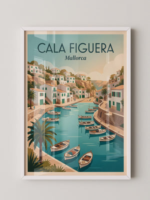 Hafenidylle Mallorca Vintage Stil