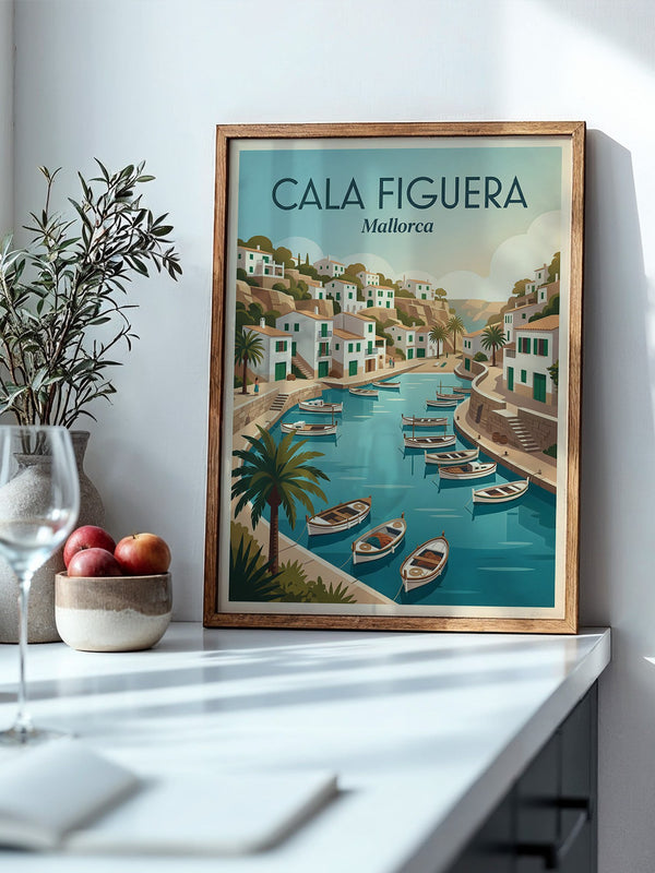 Hafenidylle Mallorca Vintage Stil