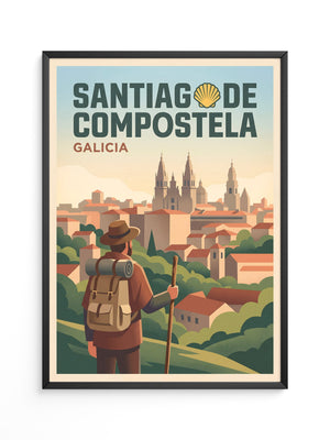 Pilger Spanien Retro-Design