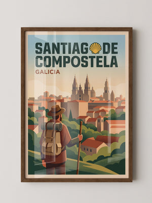 Pilger Spanien Retro-Design