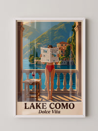 Lake Como Zeitung Sonnenbalkon