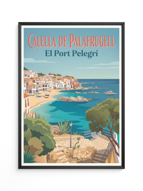 Mittelmeerküste Retro Idylle