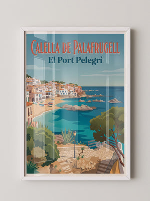 Mittelmeerküste Retro Idylle