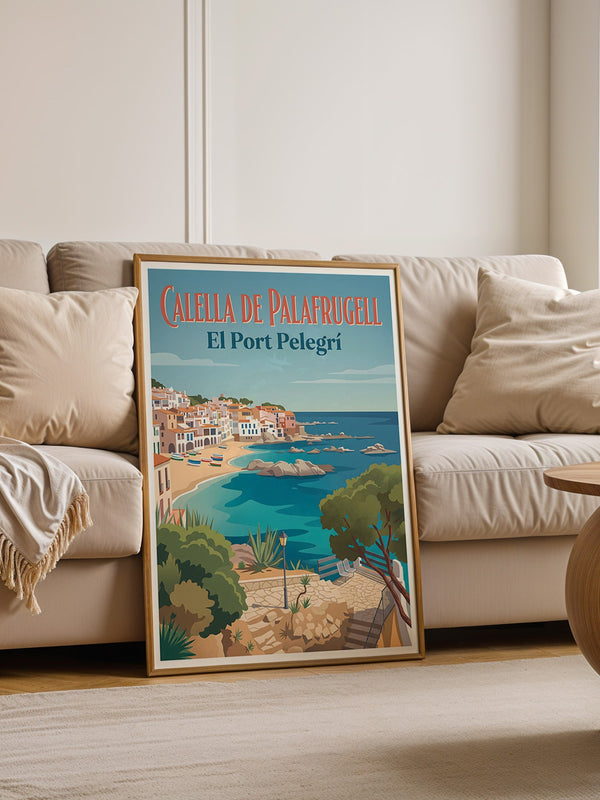 Mittelmeerküste Retro Idylle