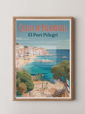 Mittelmeerküste Retro Idylle