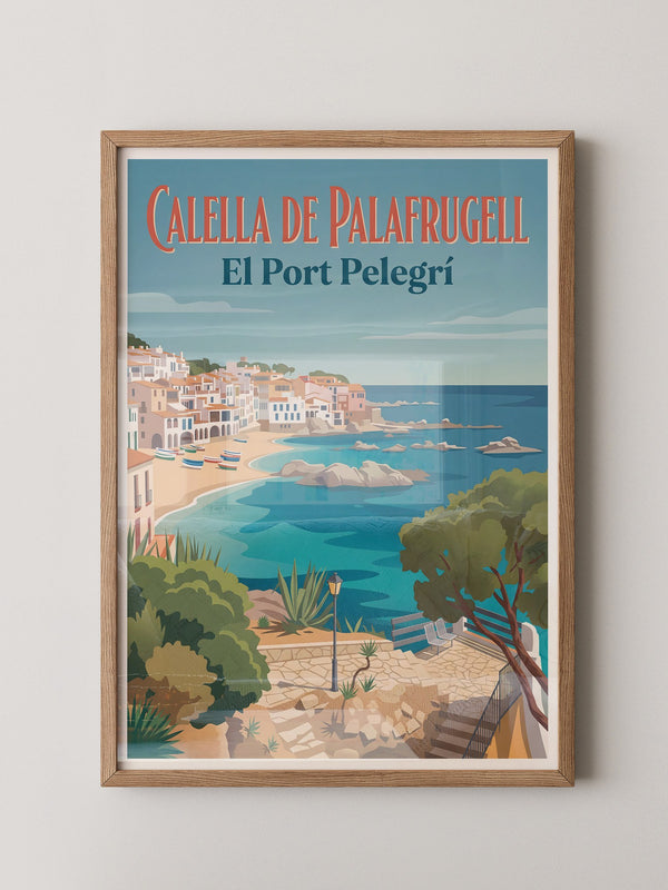 Mittelmeerküste Retro Idylle