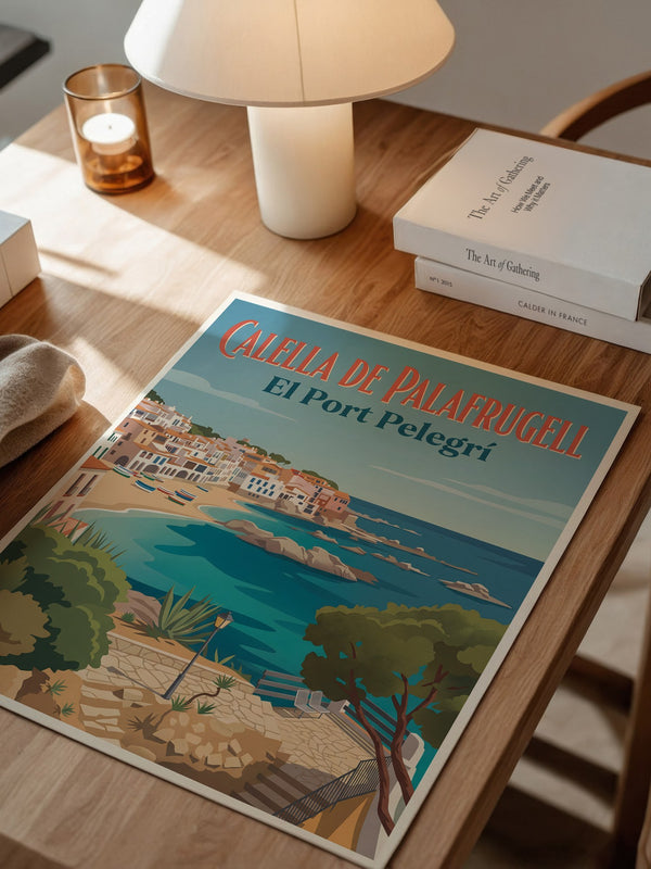 Mittelmeerküste Retro Idylle