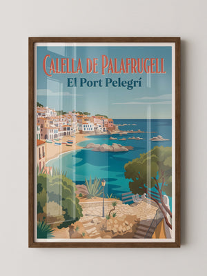 Mittelmeerküste Retro Idylle