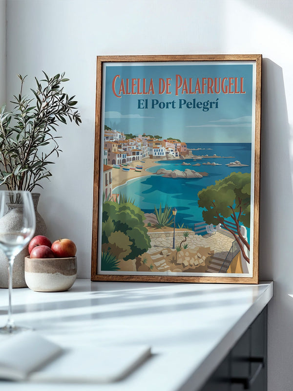 Mittelmeerküste Retro Idylle