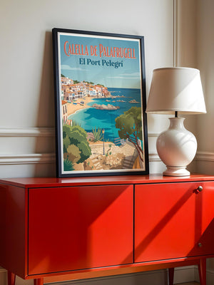 Mittelmeerküste Retro Idylle