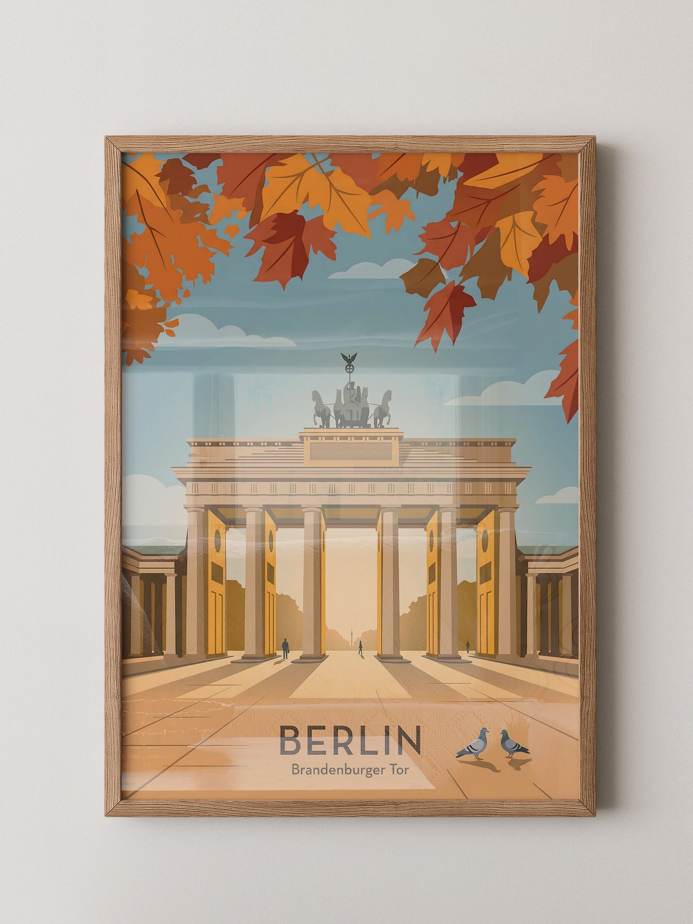 Brandenburger Tor Herbstblätter