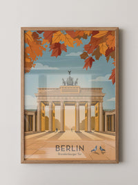Brandenburger Tor Herbstblätter