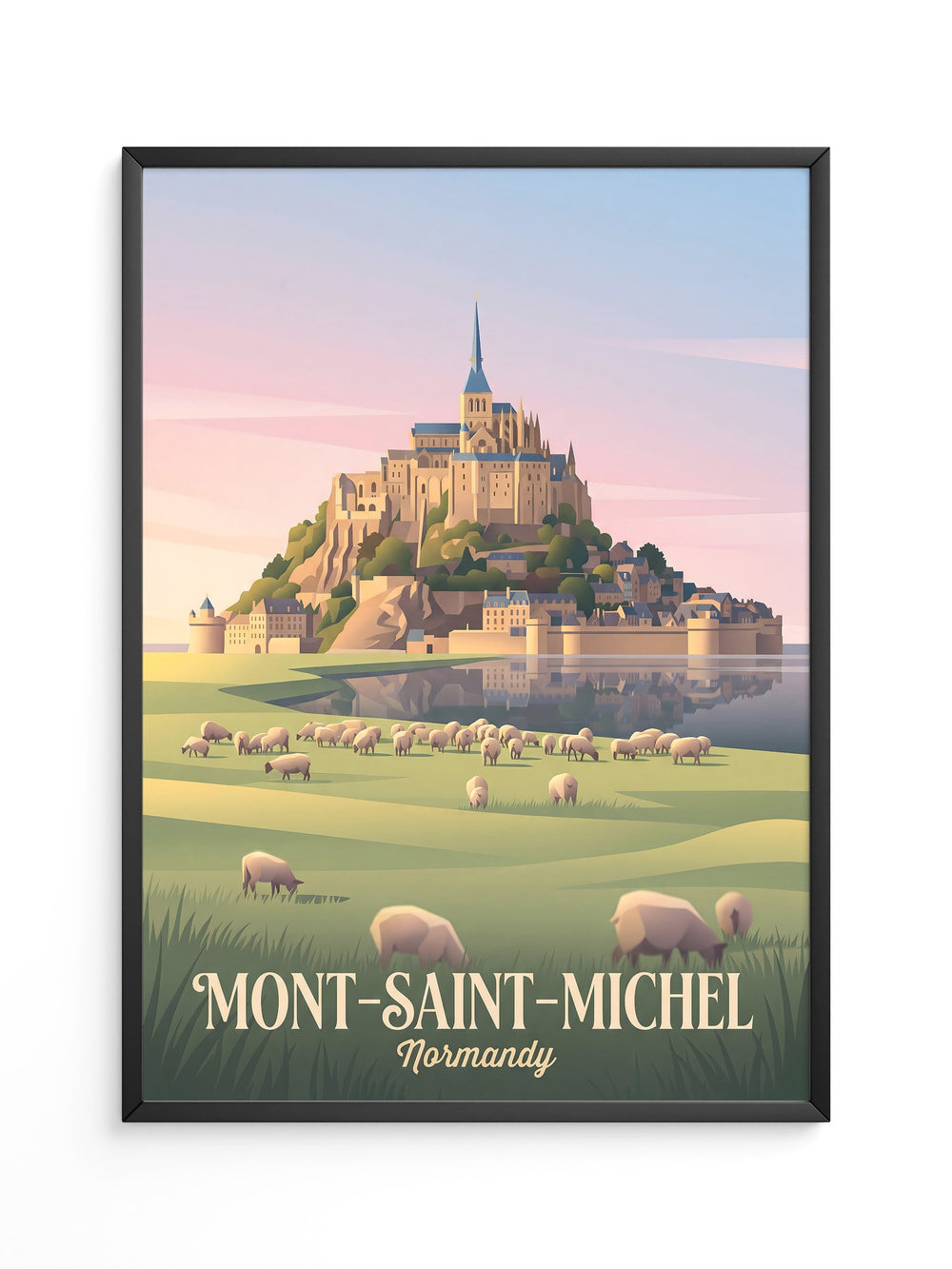 Mont-Saint-Michel Impressionistisch