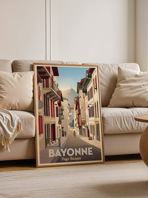 Bayonne Gassen Retro Stil