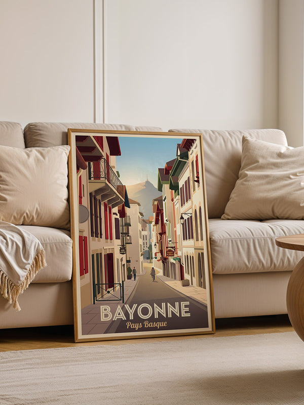 Bayonne Gassen Retro Stil