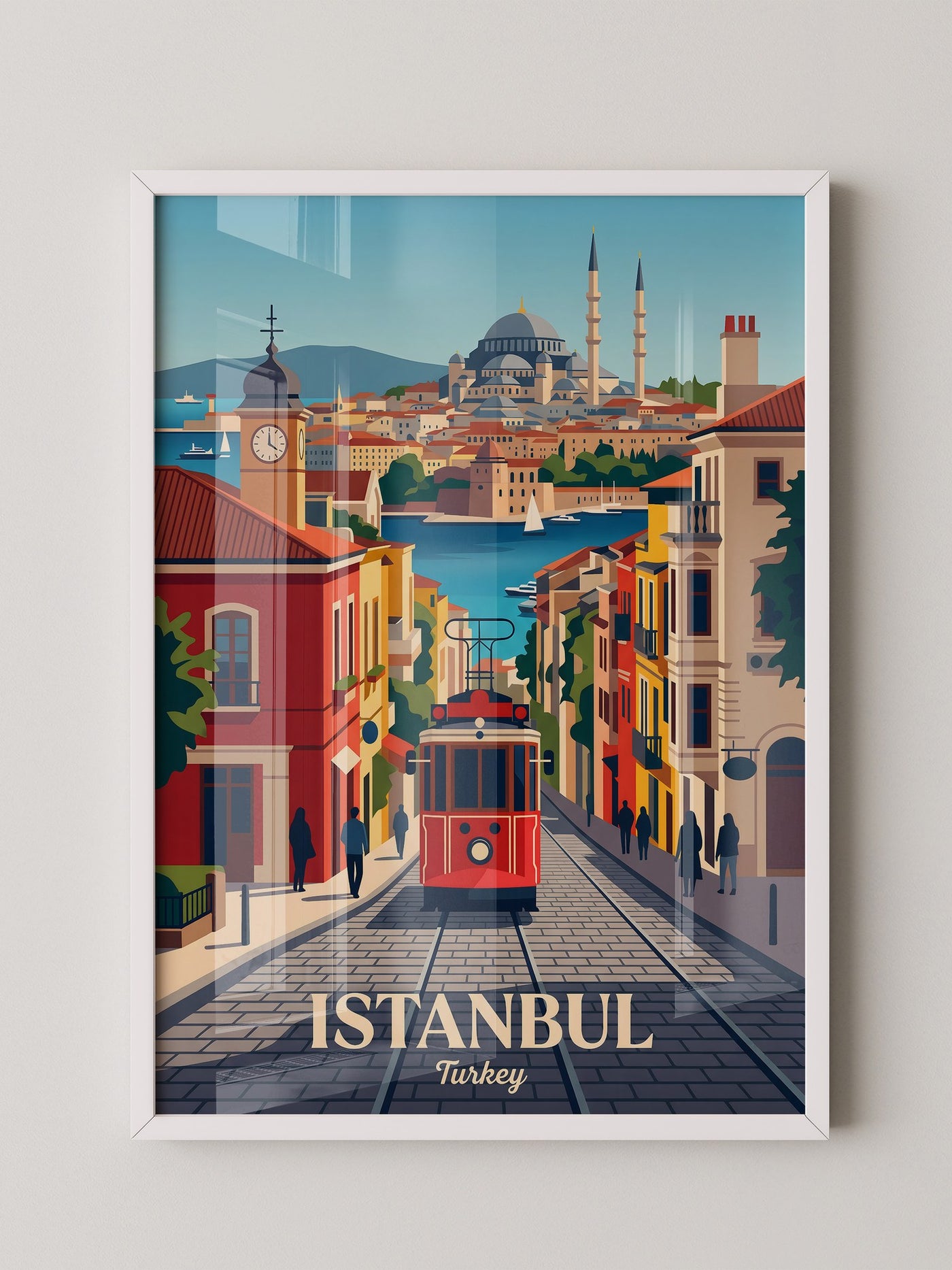 Istanbul Tram Retro-Stil