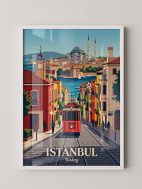Istanbul Tram Retro-Stil
