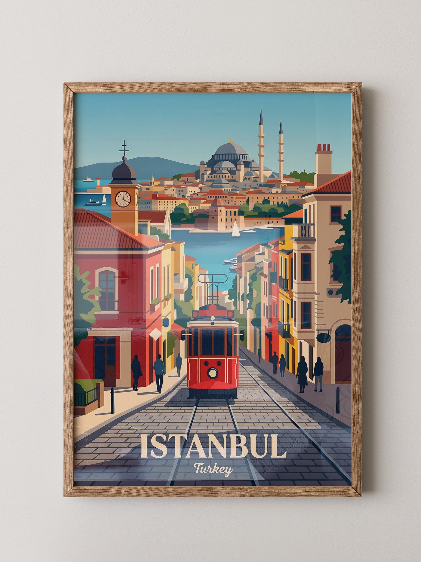 Istanbul Tram Retro-Stil