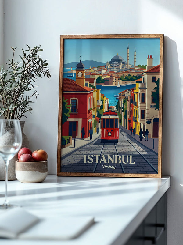 Istanbul Tram Retro-Stil