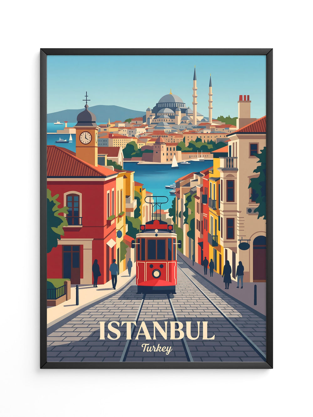 Istanbul Tram Retro-Stil