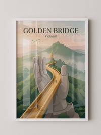 Goldene Brücke Vietnam Mystisch
