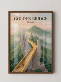 Goldene Brücke Vietnam Mystisch