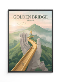 Goldene Brücke Vietnam Mystisch
