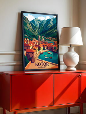 Kotor Altstadt Pastellfarben