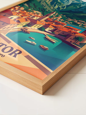 Kotor Altstadt Pastellfarben