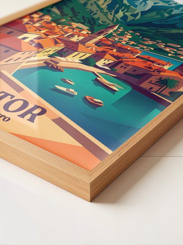 Kotor Altstadt Pastellfarben