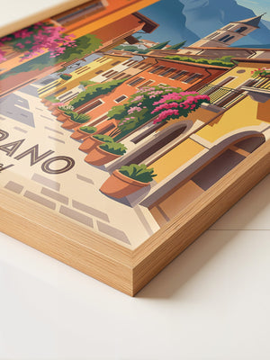 Meran Gasse Pastellfarben