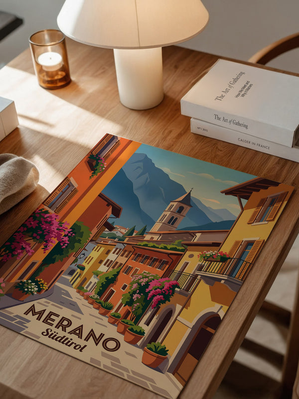 Meran Gasse Pastellfarben