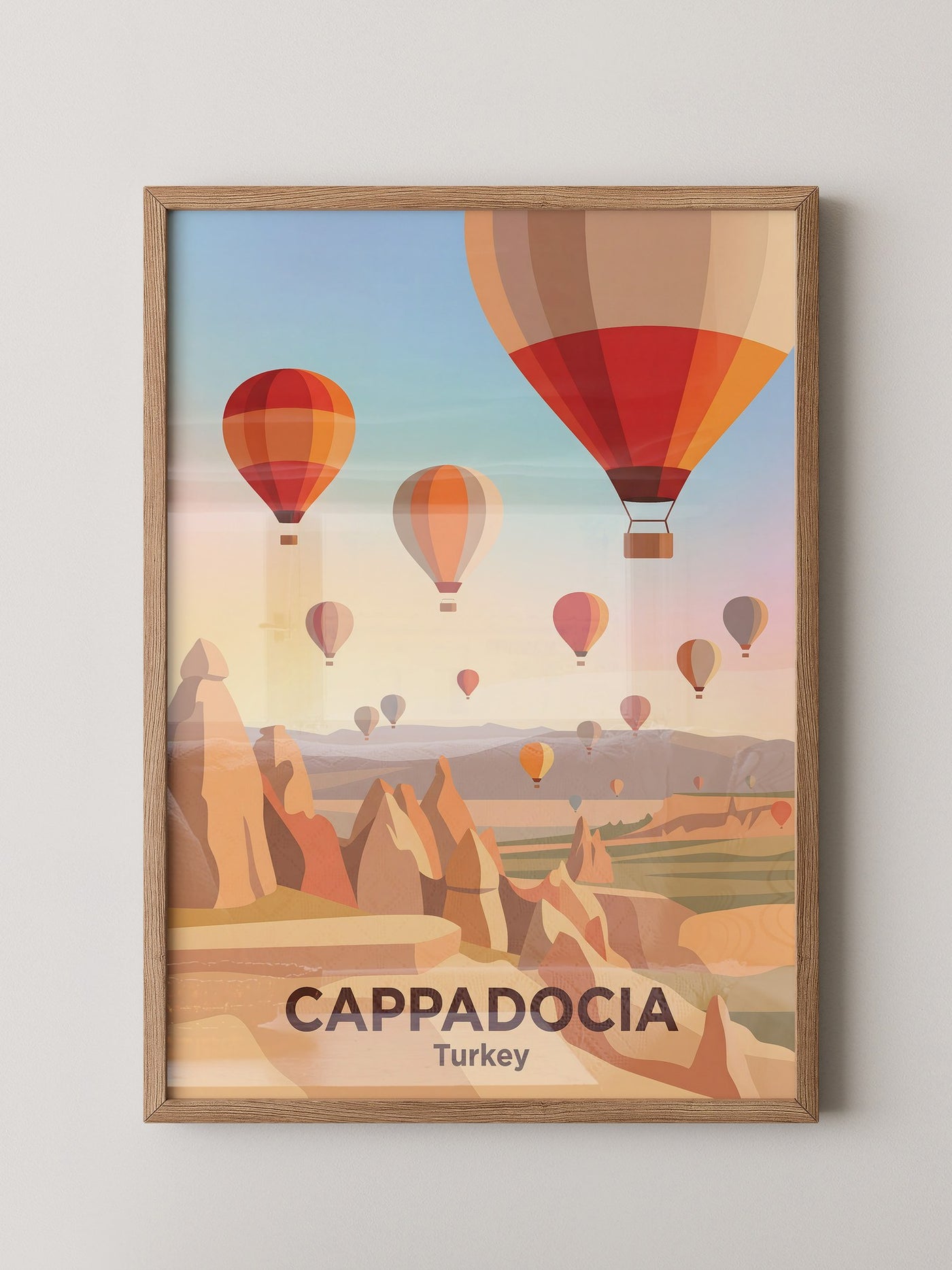 Heißluftballons über Kappadokien