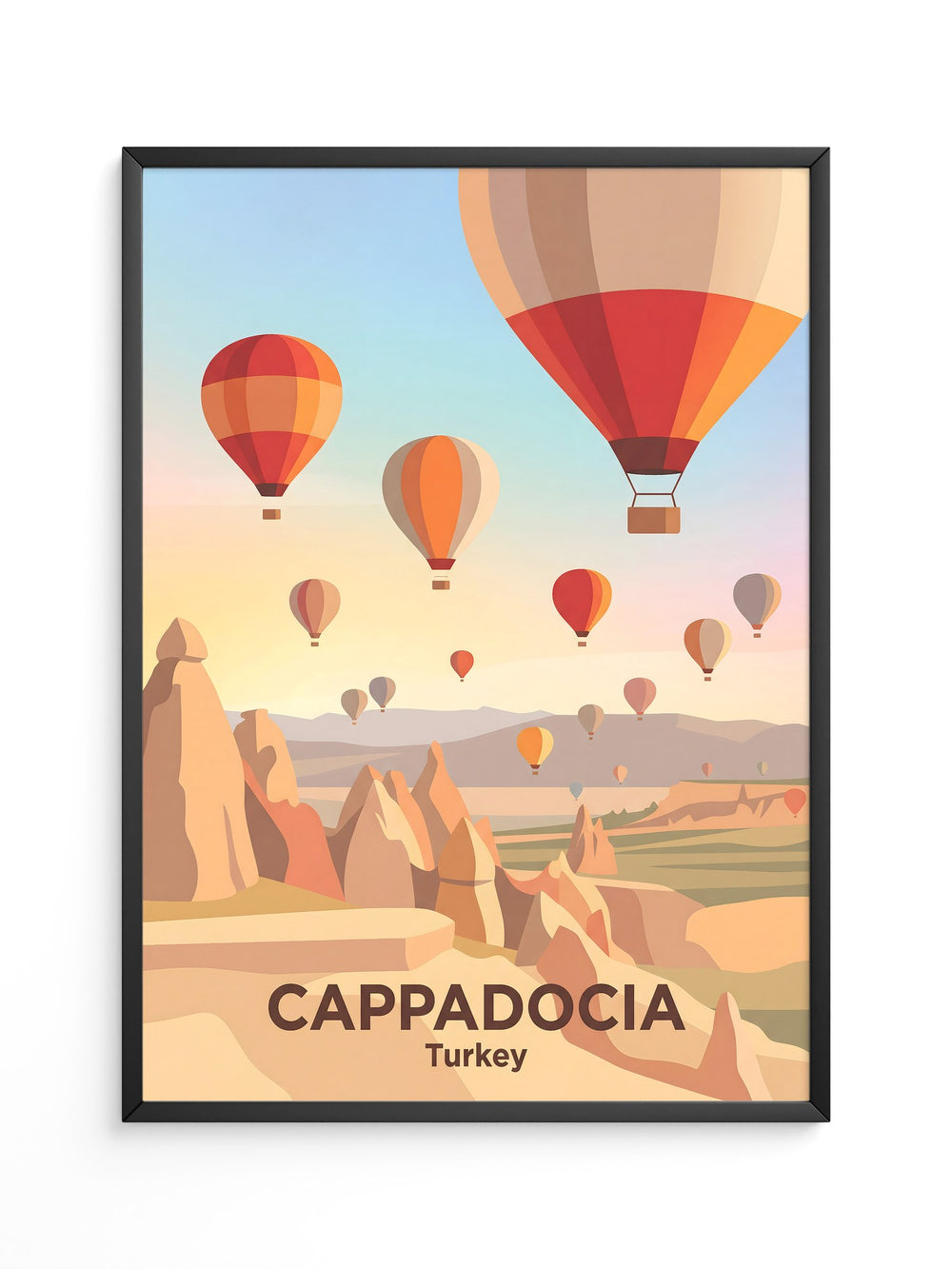 Heißluftballons über Kappadokien