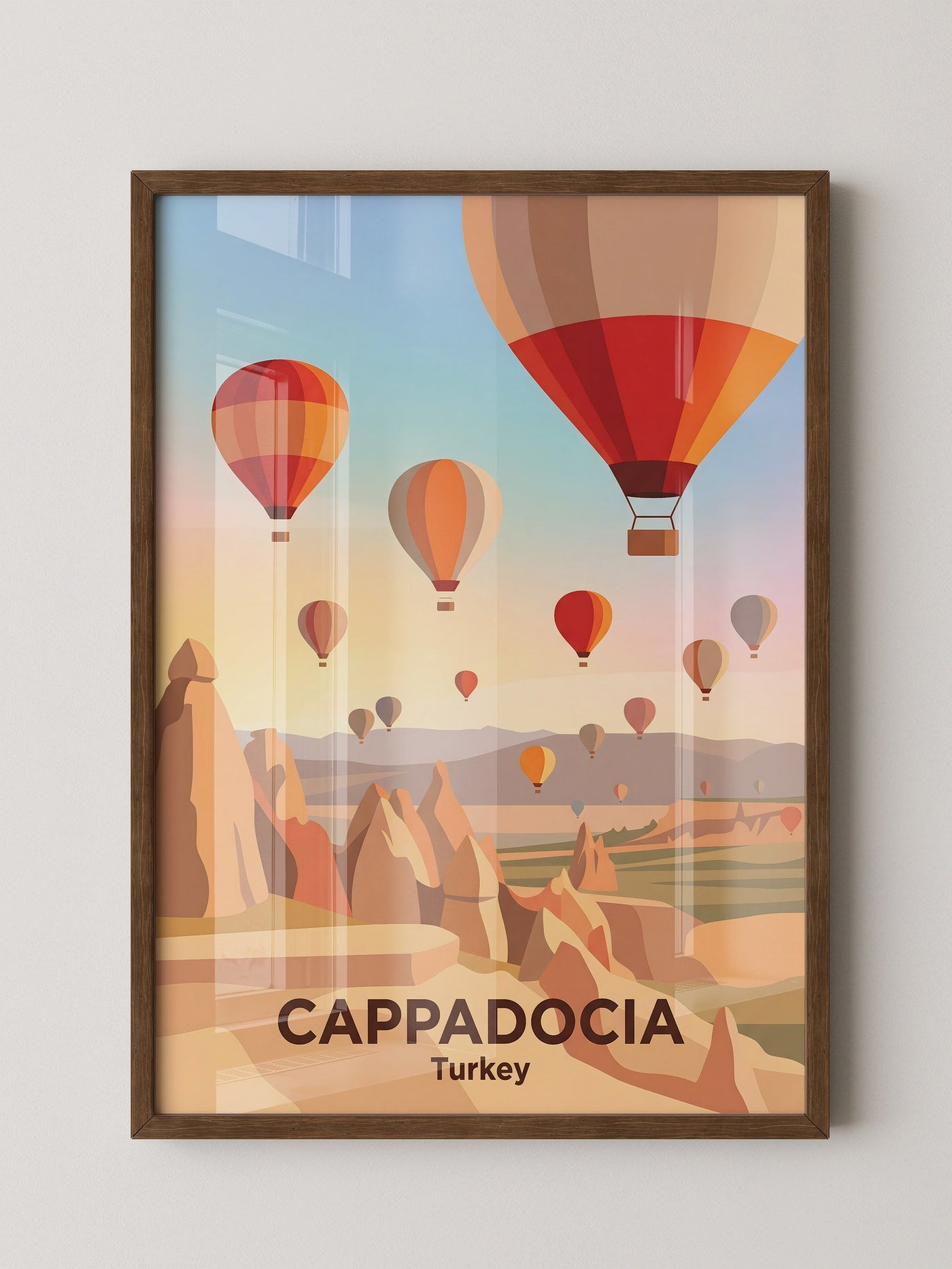 Heißluftballons über Kappadokien