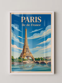 Eiffelturm Retro Himmel Paris