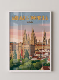 Santiago Kathedrale Pastellfarben