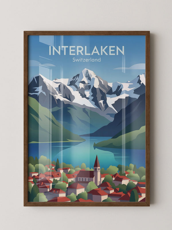 Schweizer Landschaft Bergkulisse