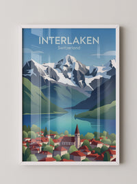 Schweizer Landschaft Bergkulisse