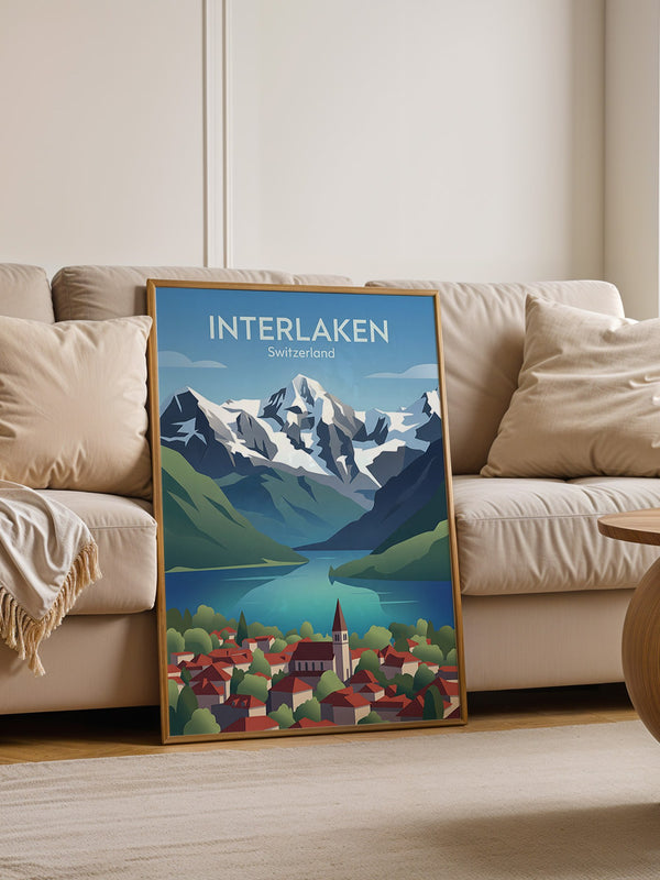 Schweizer Landschaft Bergkulisse
