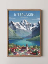 Schweizer Landschaft Bergkulisse