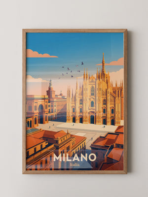 Mailänder Dom Goldene Stunde