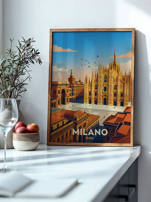 Mailänder Dom Goldene Stunde