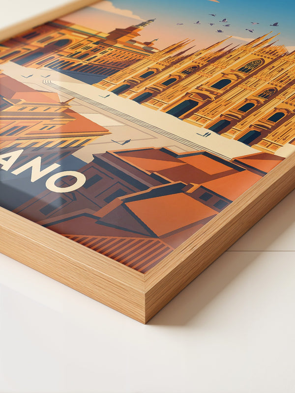 Mailänder Dom Goldene Stunde