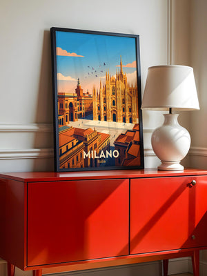 Mailänder Dom Goldene Stunde