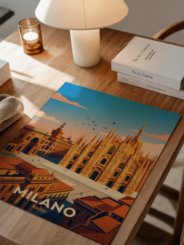 Mailänder Dom Goldene Stunde