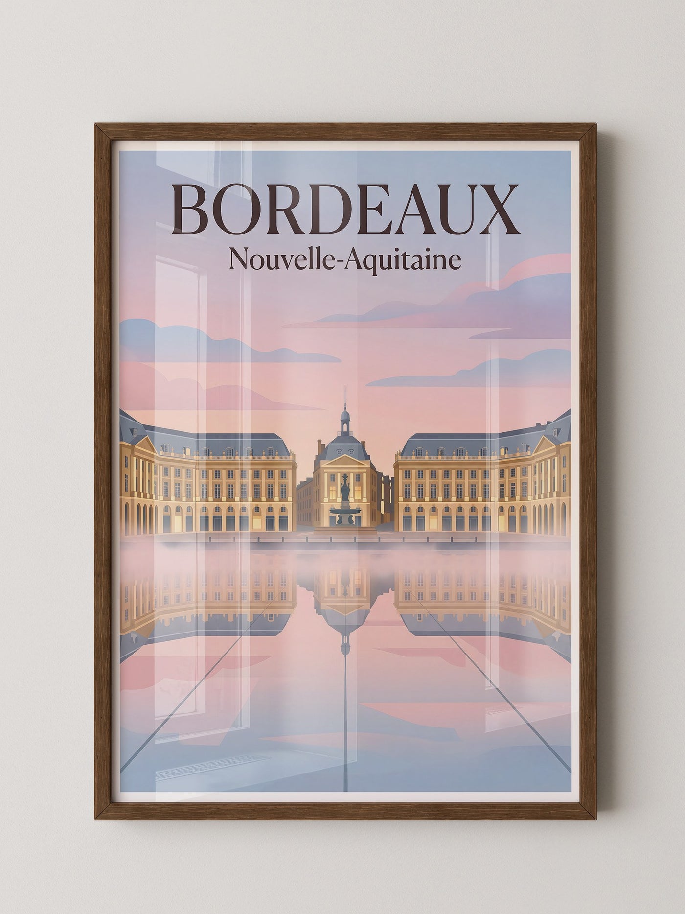 Bordeaux Architektur Pastellfarben