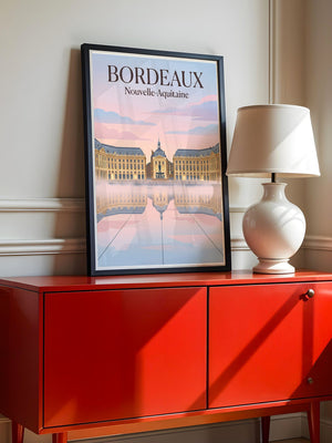 Bordeaux Architektur Pastellfarben