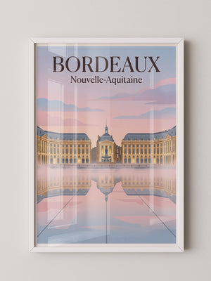 Bordeaux Architektur Pastellfarben